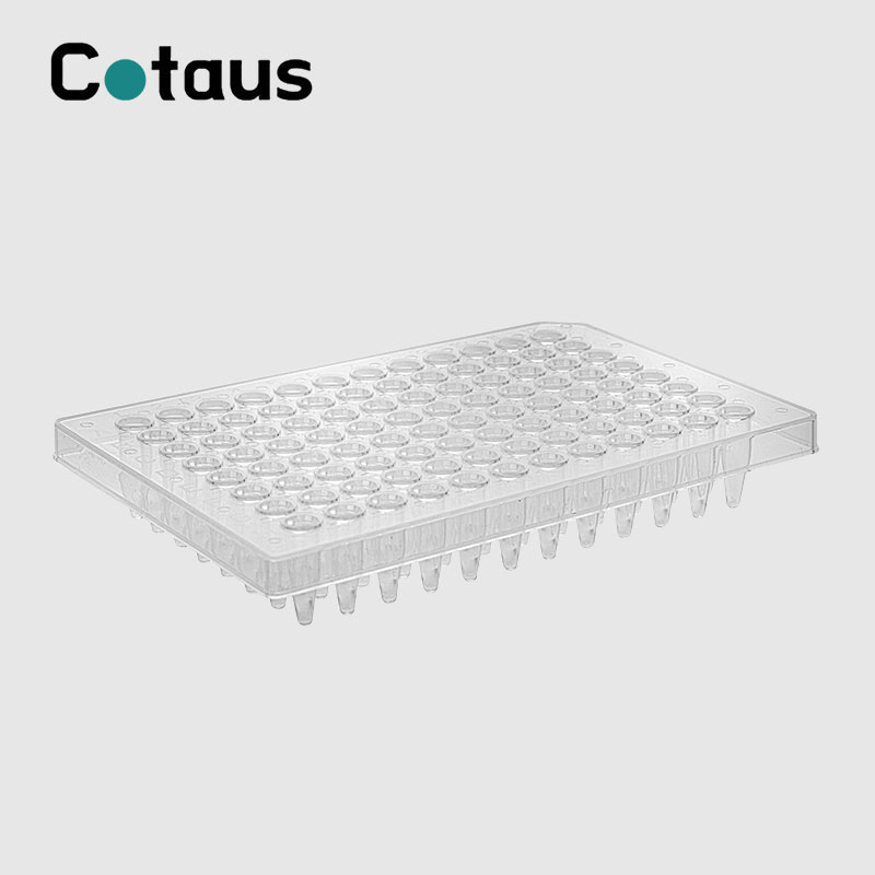 96웰 0.2ml 투명 하프 스커트 PCR 플레이트