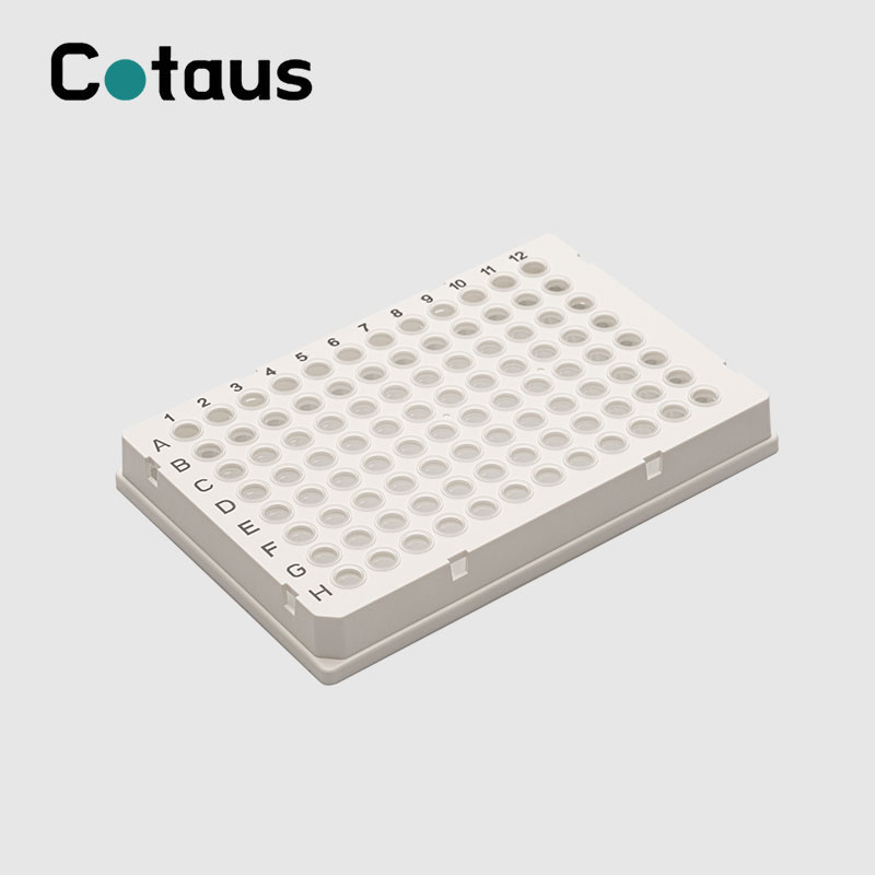 96웰 0.2ml 더블 컬러 풀 스커트 PCR 플레이트